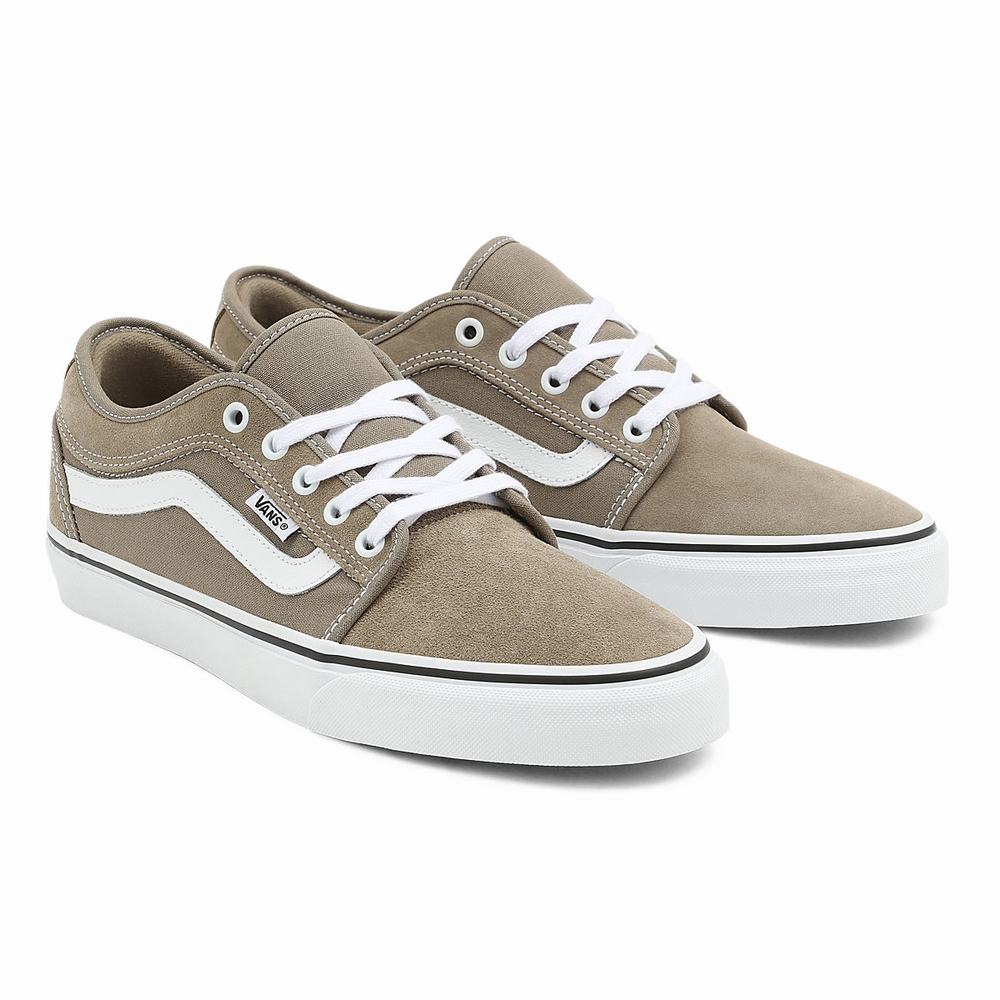 Tenis Vans Chukka Low Sidestripe Hombre Beige | UYC629354