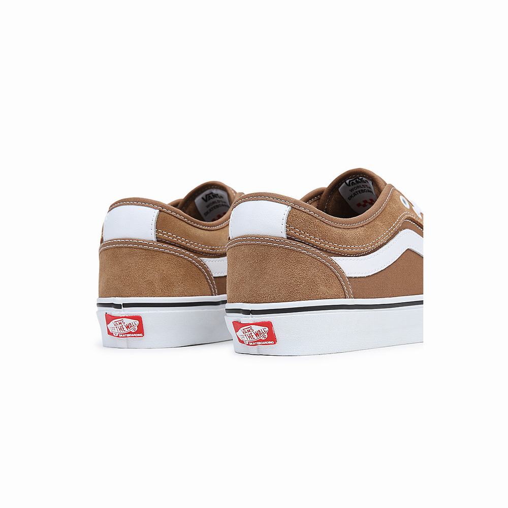 Tenis Vans Chukka Low Sidestripe Mujer Marrones | FHJ423780