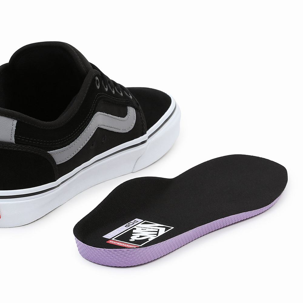 Tenis Vans Chukka Low Sidestripe Mujer Negras | QST167258