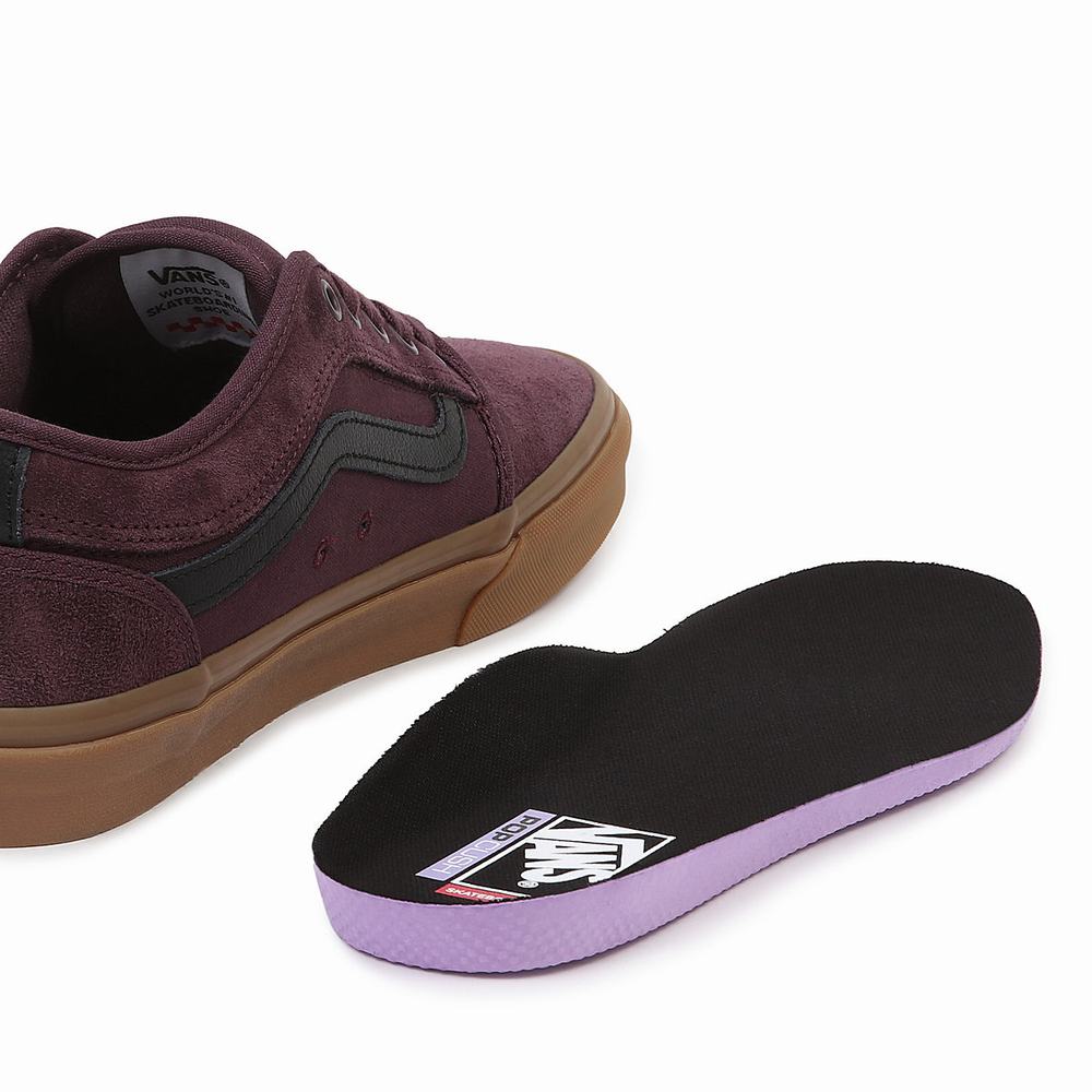 Tenis Vans Chukka Low Sidestripe Mujer Rojas | CYL214978