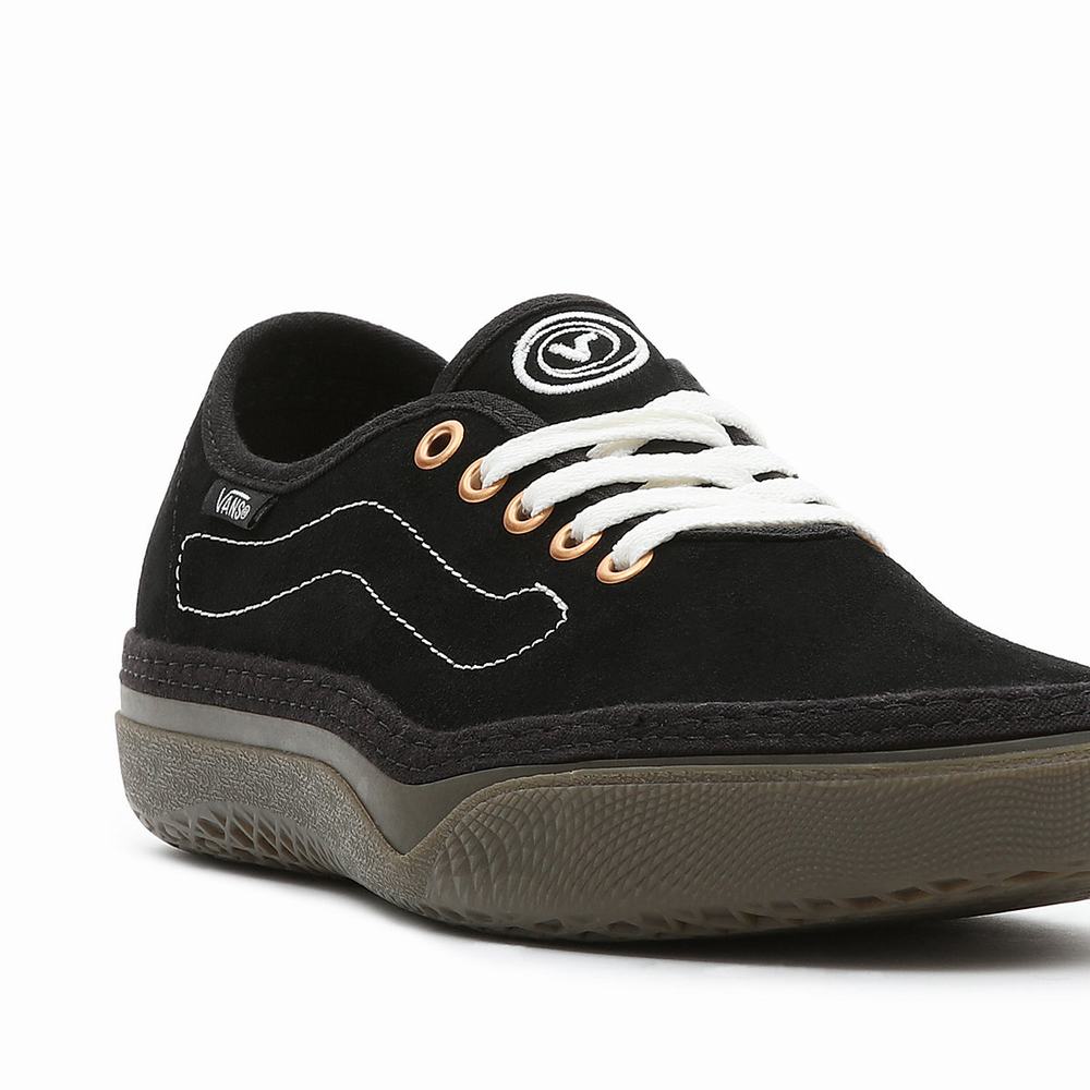 Tenis Vans Circle Vee Hombre Negras | BXY560973