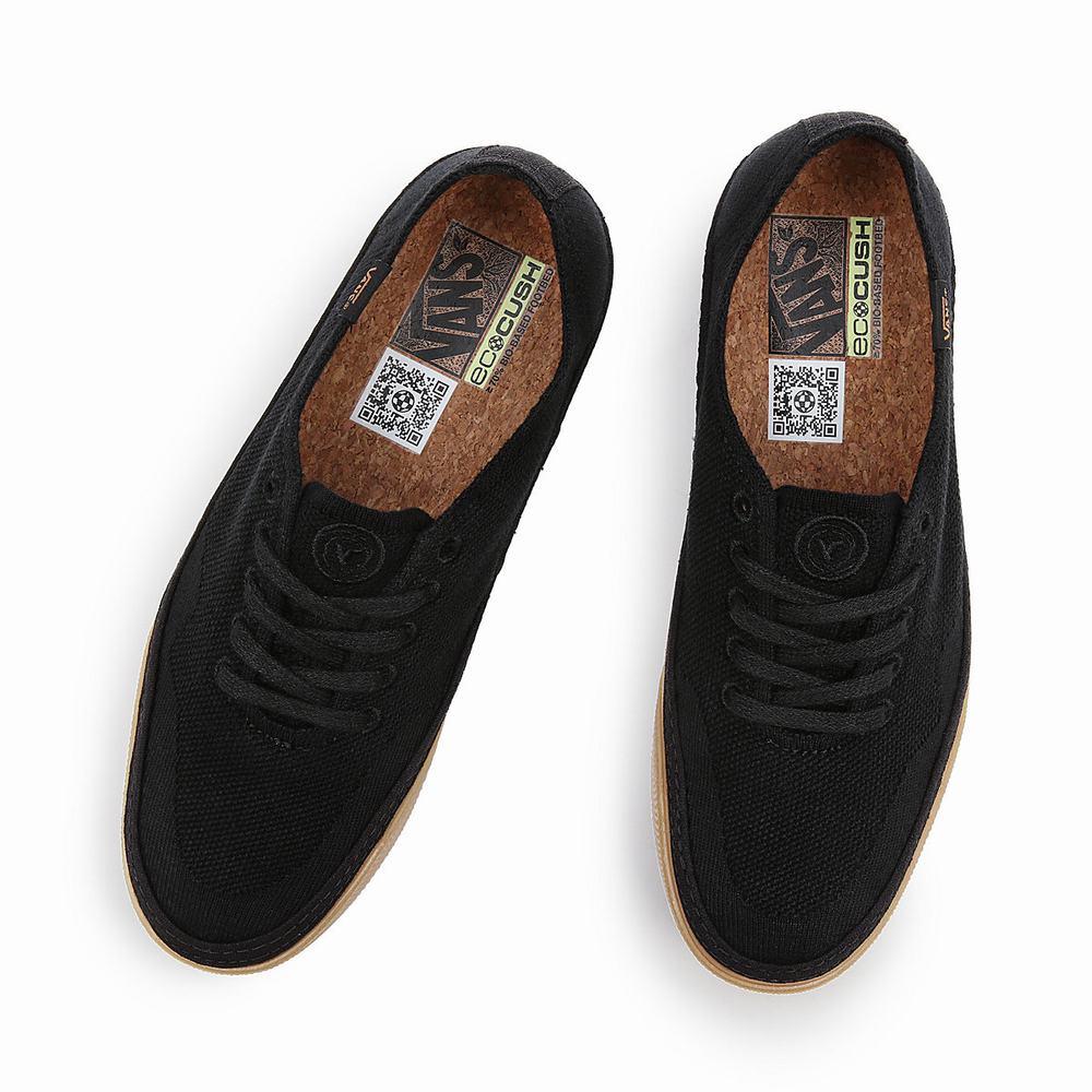 Tenis Vans Circle Vee Hombre Negras | HNU706538