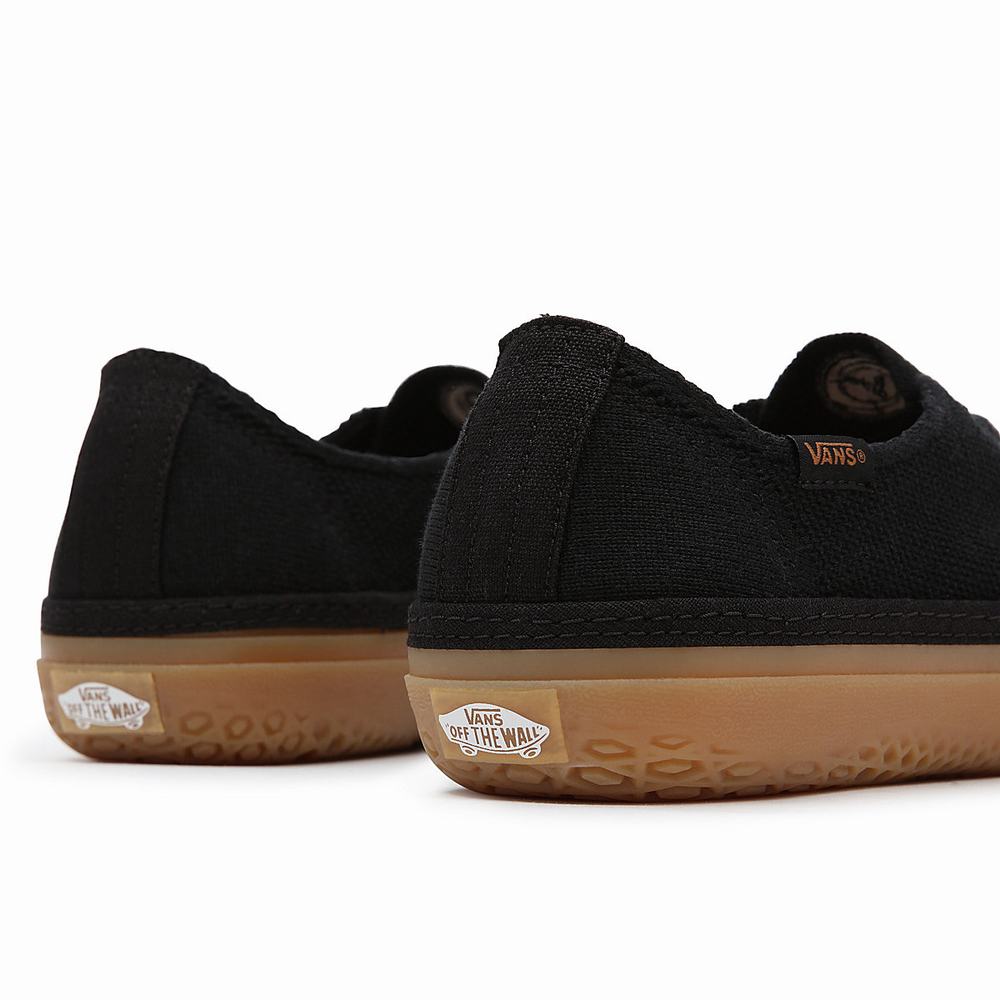 Tenis Vans Circle Vee Hombre Negras | HNU706538