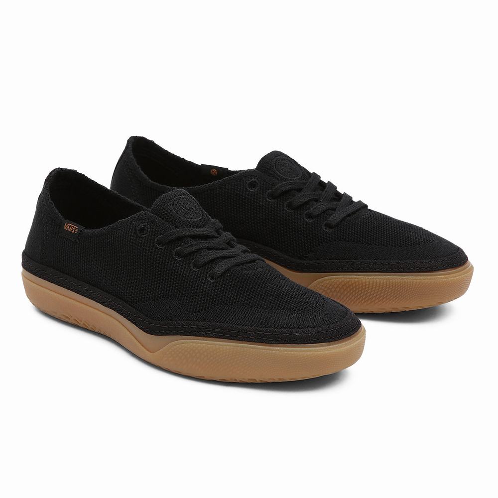 Tenis Vans Circle Vee Hombre Negras | HNU706538