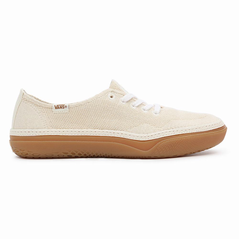 Tenis Vans Circle Vee Mujer Beige | IWS639258