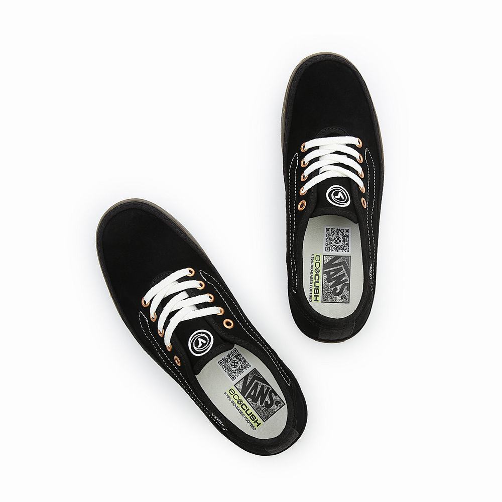 Tenis Vans Circle Vee Mujer Negras | VLW927405