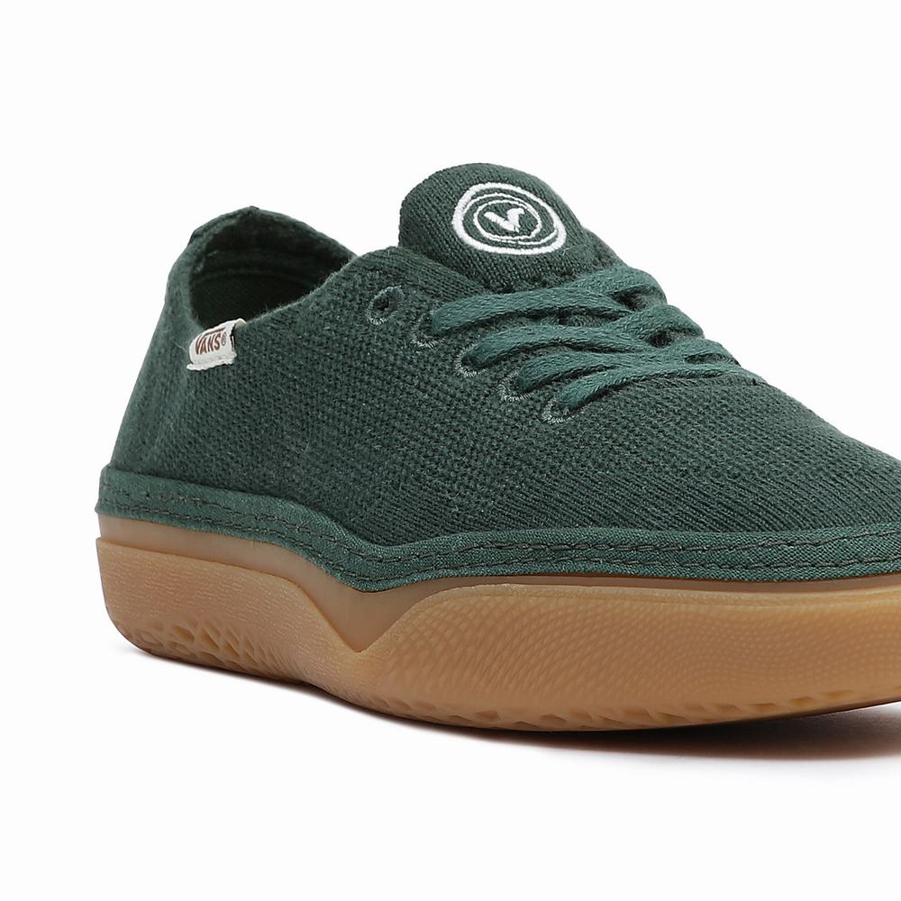 Tenis Vans Circle Vee Mujer Verde | IYT109643