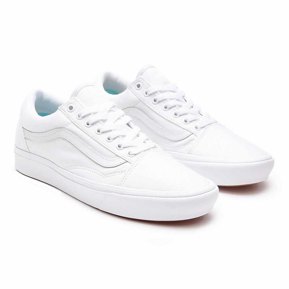 Tenis Vans Classic ComfyCush Old Skool Hombre Blancas | KVX840725