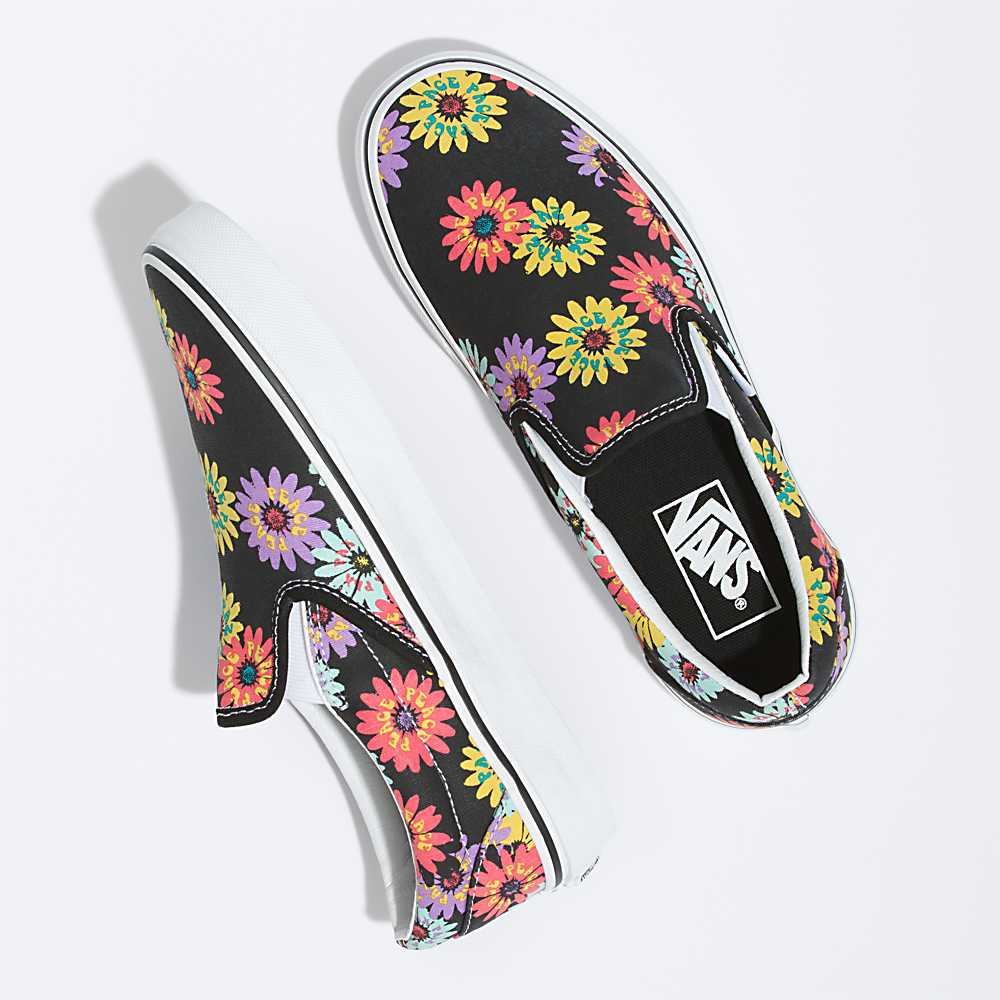 Tenis Vans Classic Slip-On Mujer Negras | GVX701935