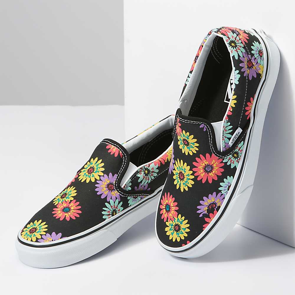 Tenis Vans Classic Slip-On Mujer Negras | GVX701935