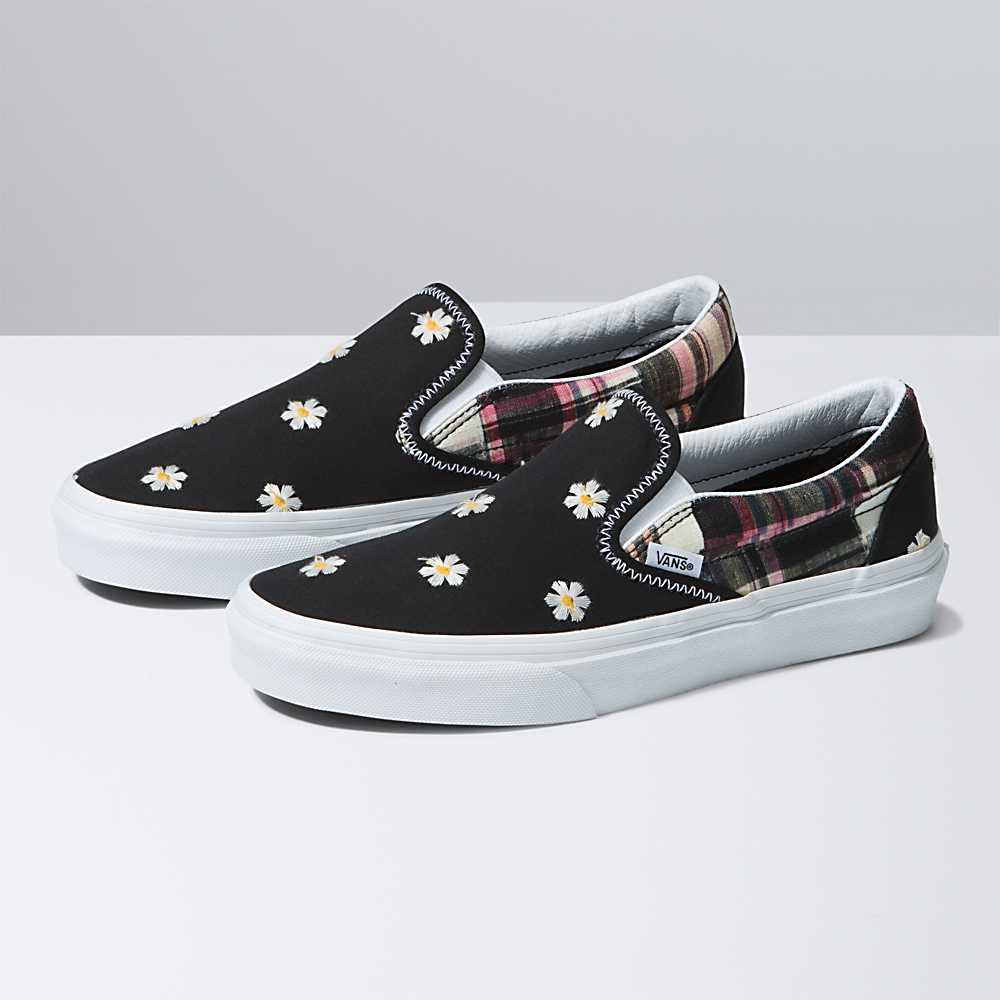 Tenis Vans Classic Slip-On Mujer Negras | TZU059682