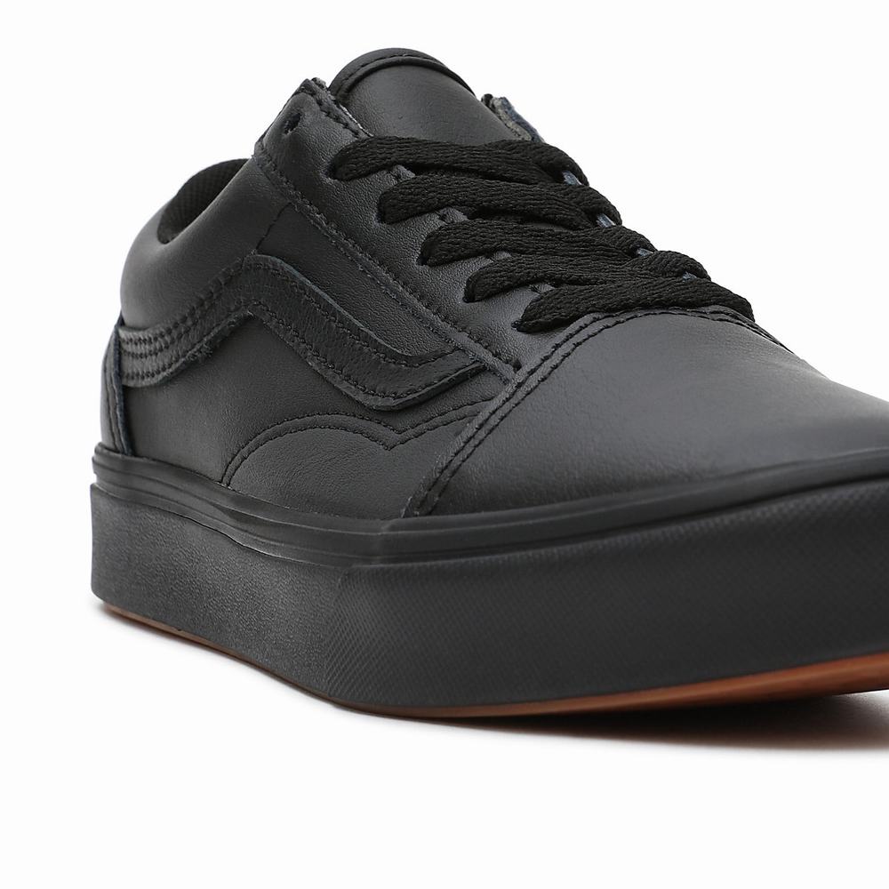 Tenis Vans Classic Tumble ComfyCush Old Skool (8-14 years) Niños Negras | MIO063728