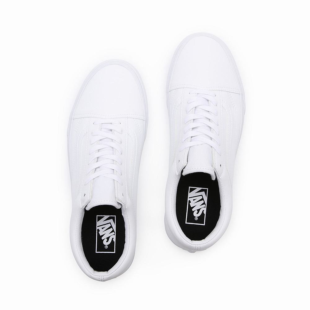 Tenis Vans Classic Tumble Old Skool Hombre Blancas | HUS283460