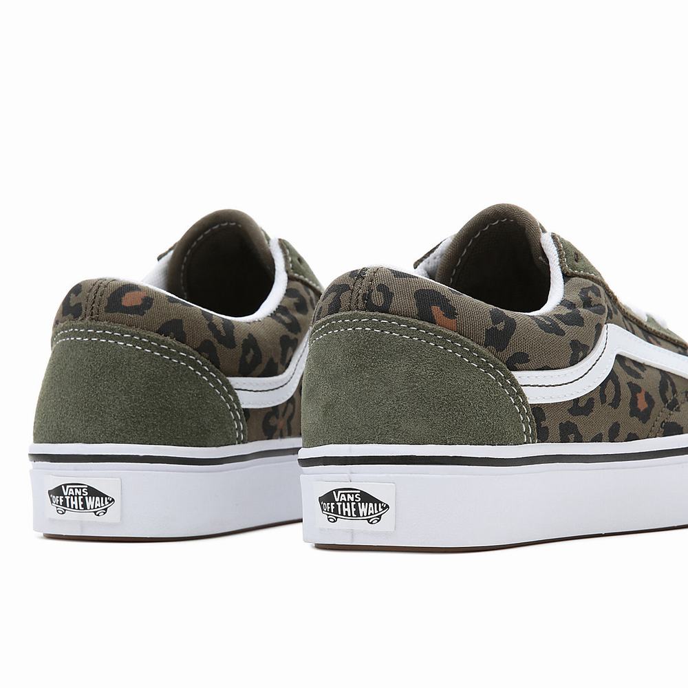 Tenis Vans ComfyCush Old Skool Hombre Verde | MXW087639