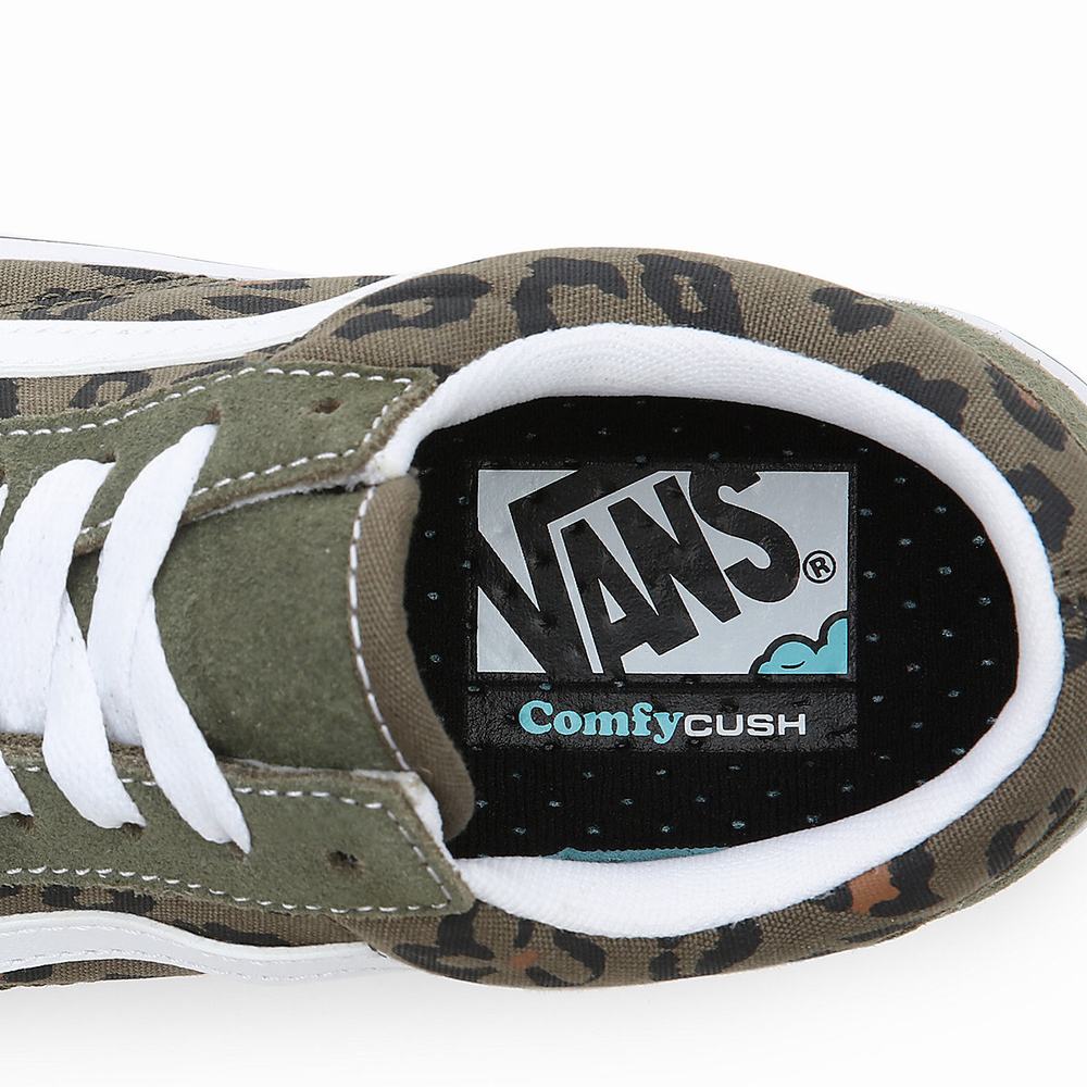 Tenis Vans ComfyCush Old Skool Hombre Verde | MXW087639