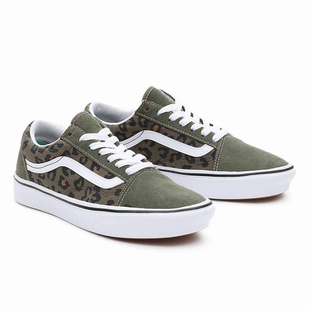 Tenis Vans ComfyCush Old Skool Hombre Verde | MXW087639