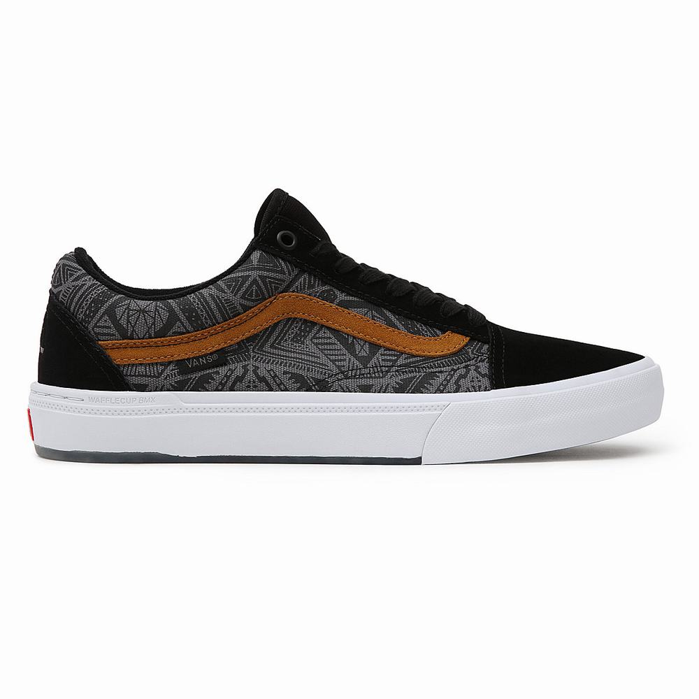 Tenis Vans Courage Adams BMX Old Skool Hombre Negras/Gris | DEQ403726