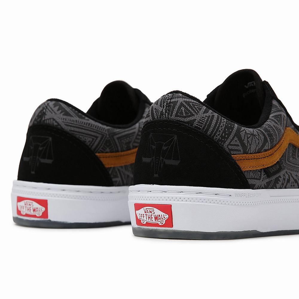 Tenis Vans Courage Adams BMX Old Skool Hombre Negras/Gris | DEQ403726