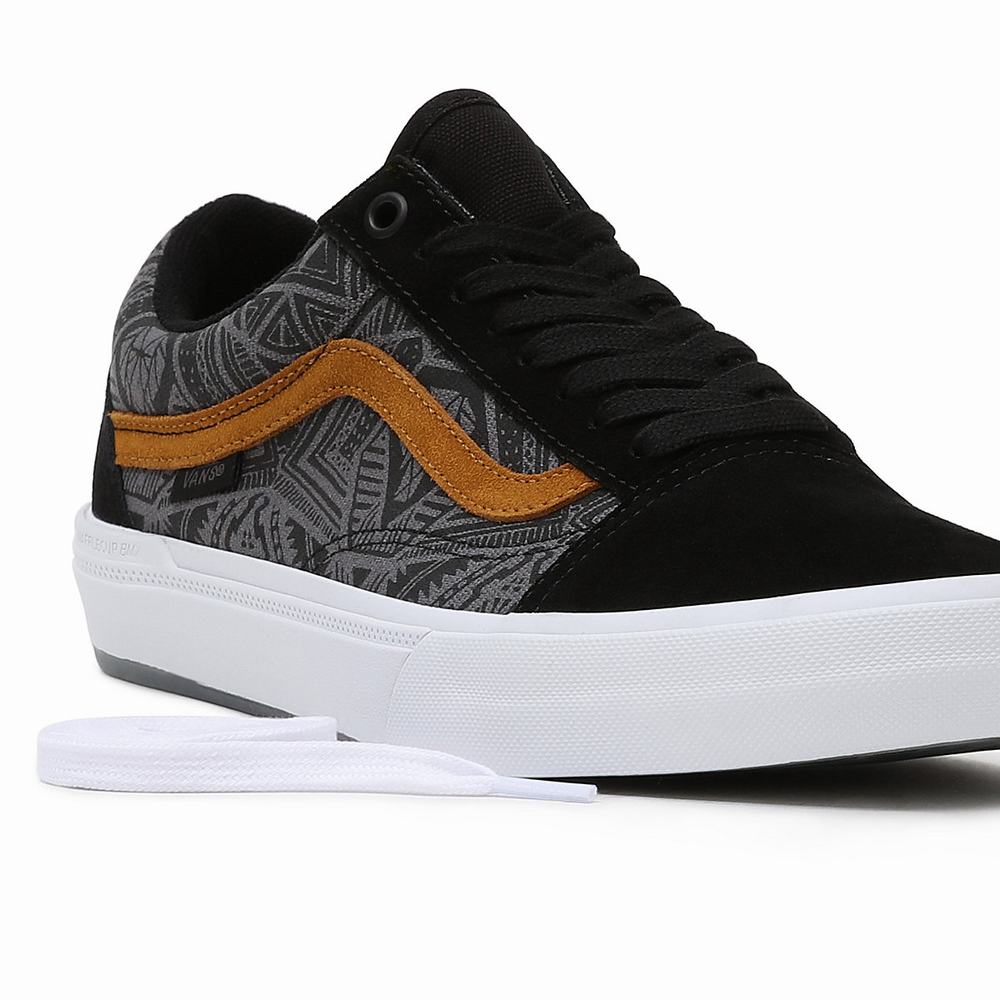 Tenis Vans Courage Adams BMX Old Skool Hombre Negras/Gris | DEQ403726