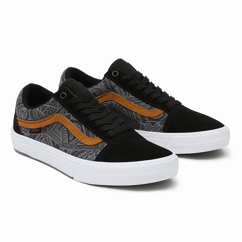 Tenis Vans Courage Adams BMX Old Skool Hombre Negras/Gris | DEQ403726