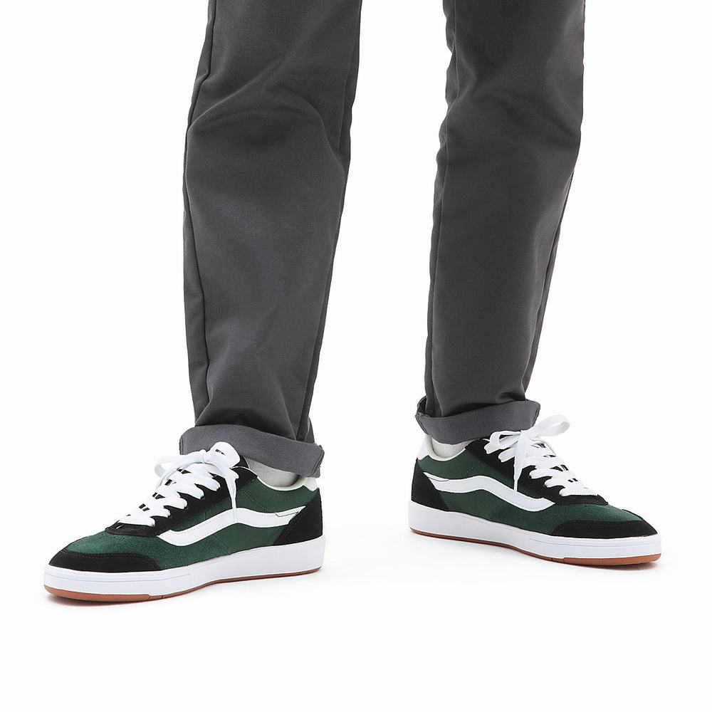 Tenis Vans Cruze Too ComfyCush Hombre Negras/Verde | FGR618432