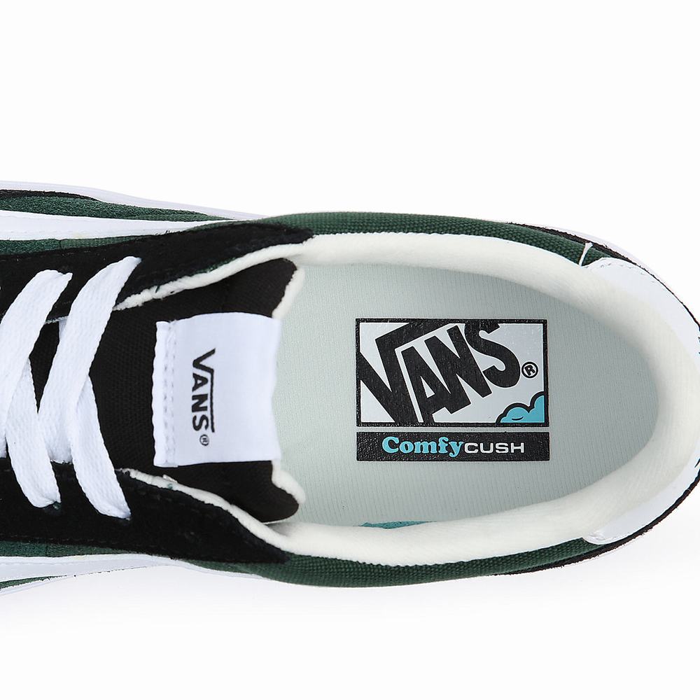 Tenis Vans Cruze Too ComfyCush Hombre Negras/Verde | FGR618432