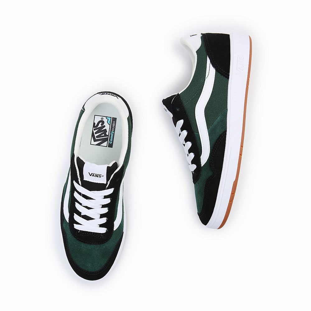 Tenis Vans Cruze Too ComfyCush Mujer Negras/Verde | AUI821567