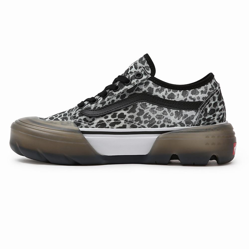 Tenis Vans Dots Old Skool Tapered Mesh DX Modular Mujer Blancas | BVL172306