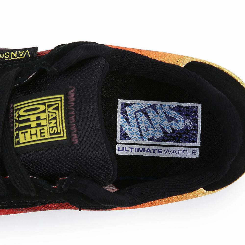 Tenis Vans EVDNT UltimateWaffle (4-8 years) Niños Negras/Naranjas | JBG968105