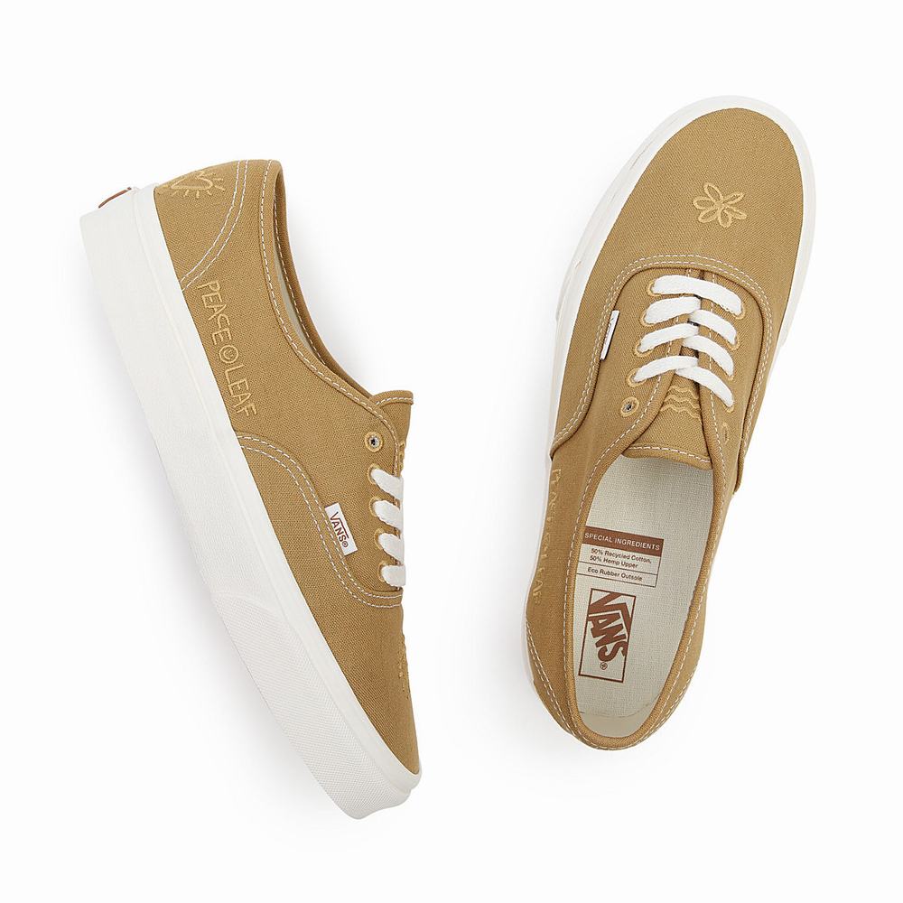 Tenis Vans Eco Theory Authentic Hombre Beige | KEH154269