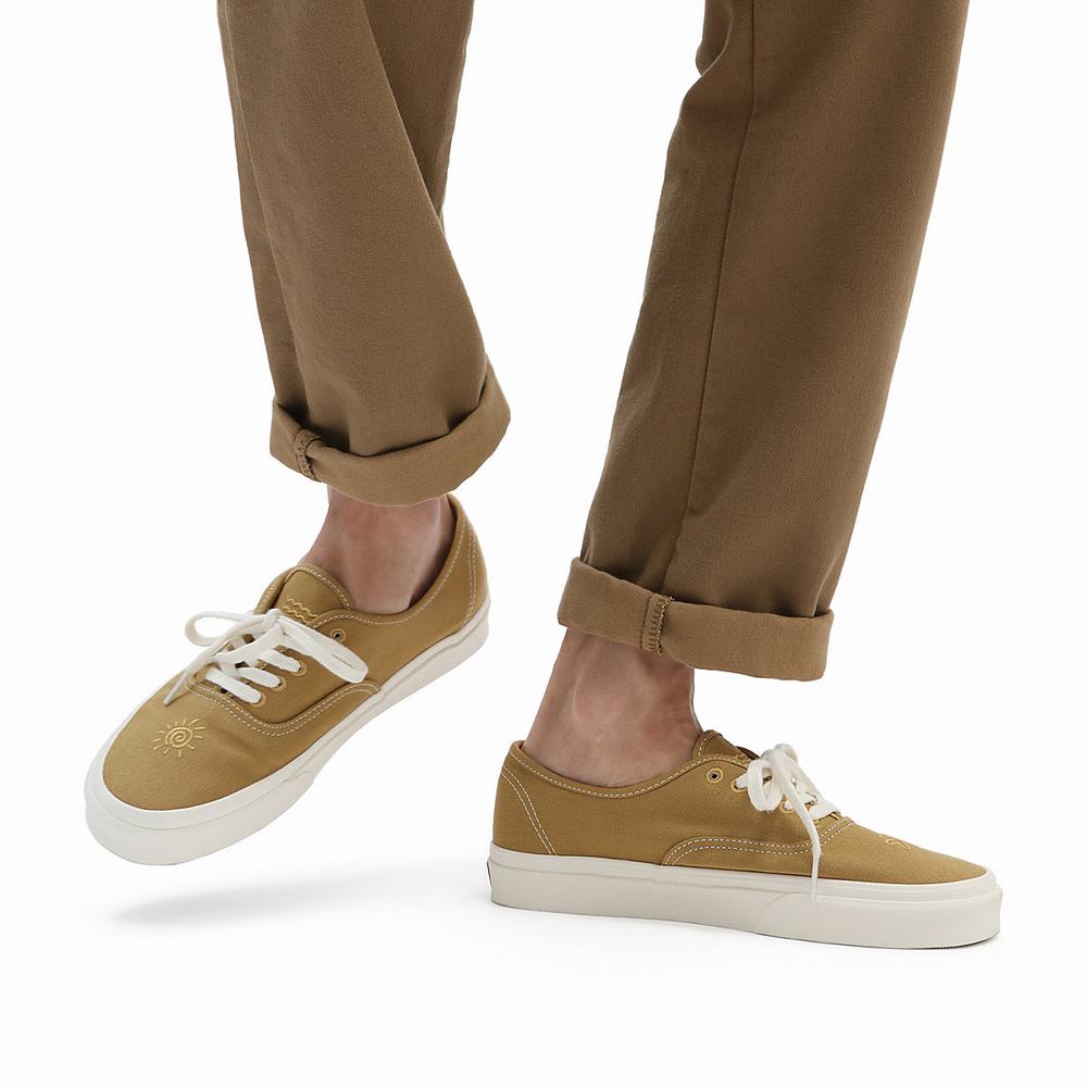 Tenis Vans Eco Theory Authentic Hombre Beige | KEH154269