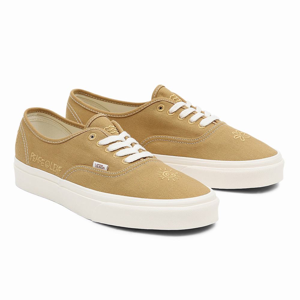 Tenis Vans Eco Theory Authentic Hombre Beige | KEH154269