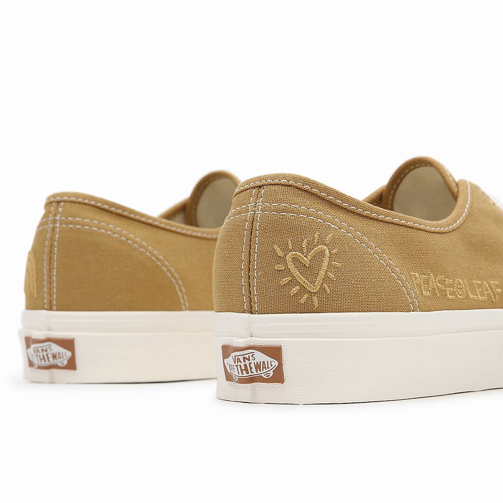 Tenis Vans Eco Theory Authentic Mujer Beige | IUY263914