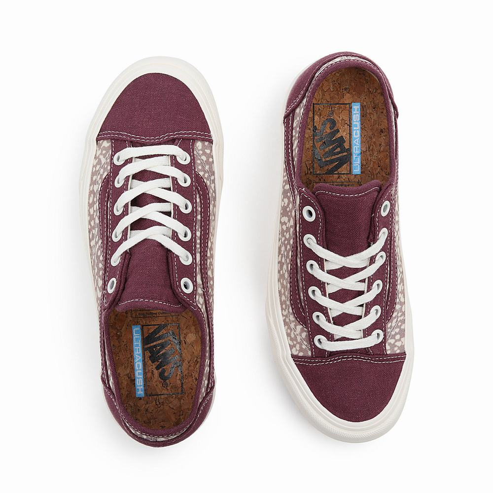 Tenis Vans Eco Theory Estilo 36 Decon Sf Hombre Rojas | GZV890526