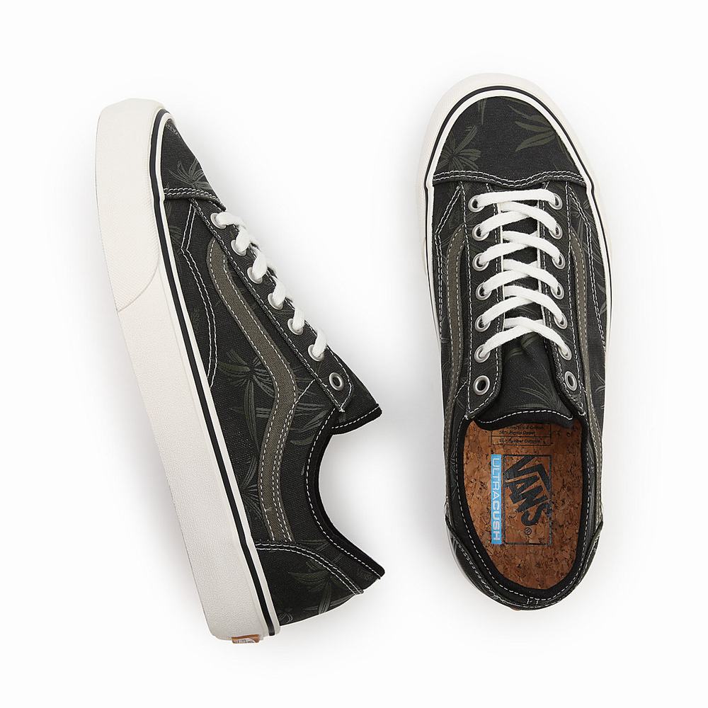 Tenis Vans Eco Theory Estilo 36 Decon Sf Mujer Negras | NUK108953