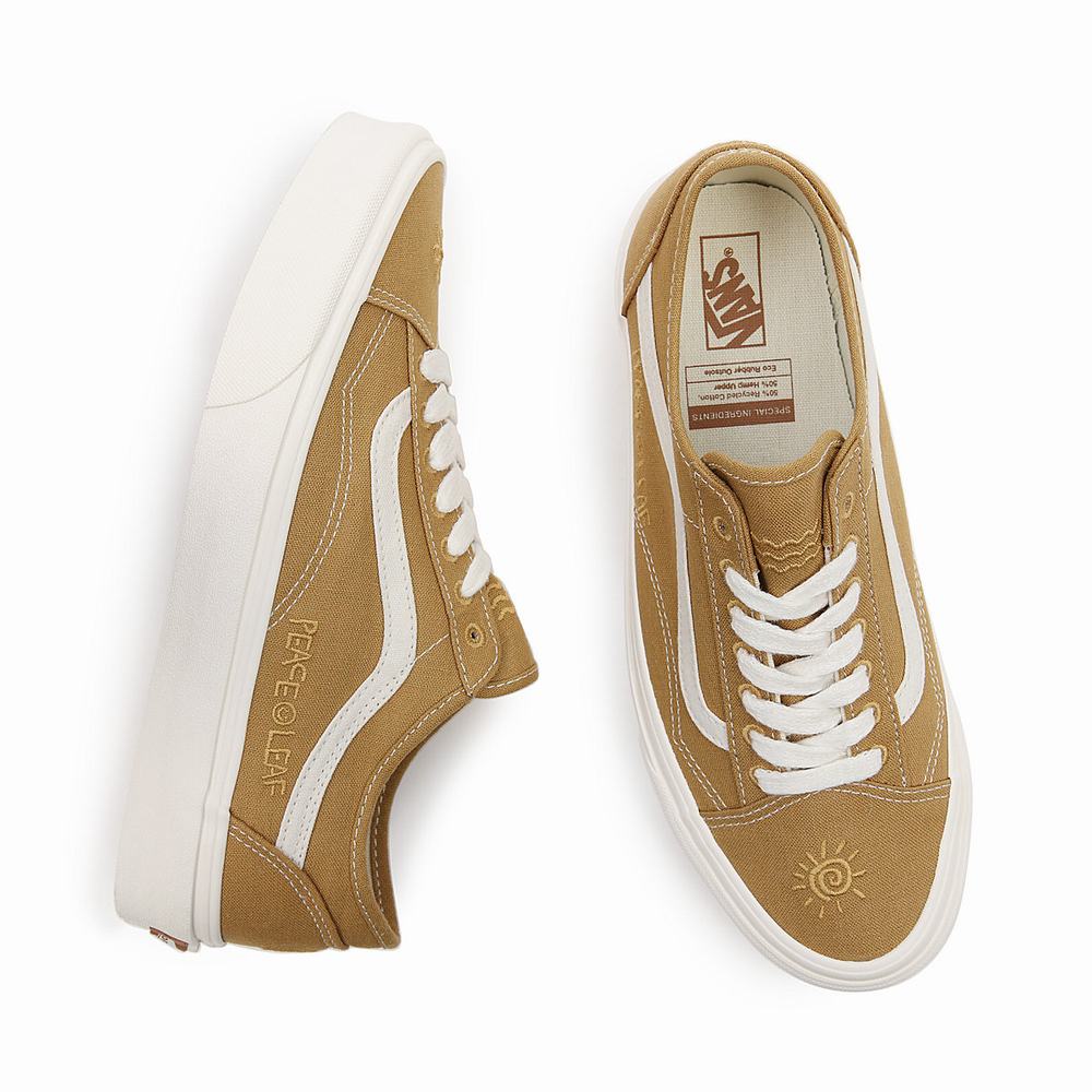 Tenis Vans Eco Theory Old Skool Tapered Mujer Beige | FVM468270