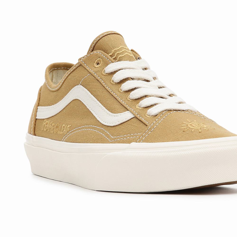 Tenis Vans Eco Theory Old Skool Tapered Mujer Beige | FVM468270