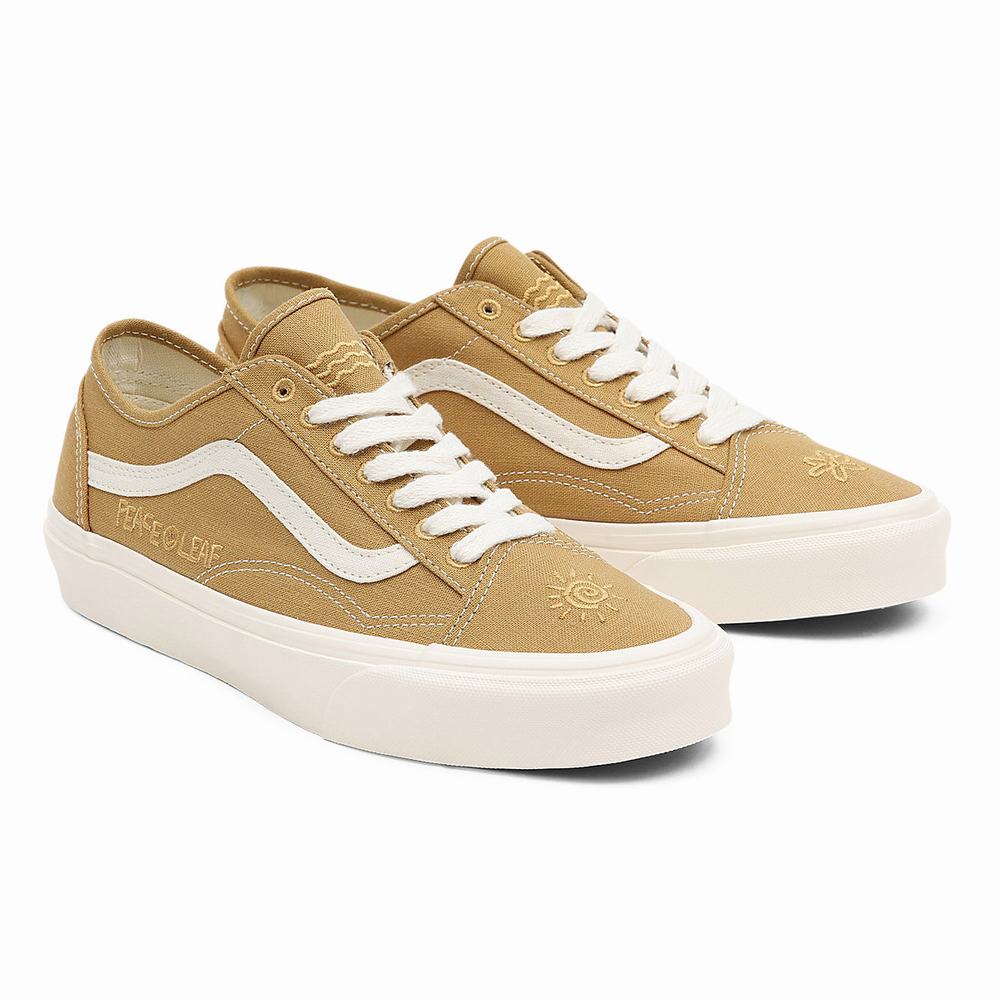 Tenis Vans Eco Theory Old Skool Tapered Mujer Beige | FVM468270