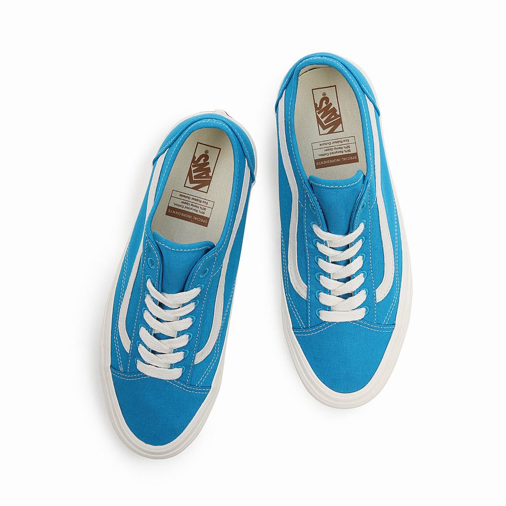 Tenis Vans Eco Theory Old Skool Tapered Mujer Azules | HGP291508