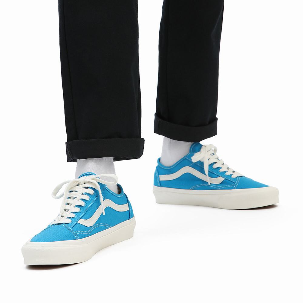 Tenis Vans Eco Theory Old Skool Tapered Mujer Azules | HGP291508