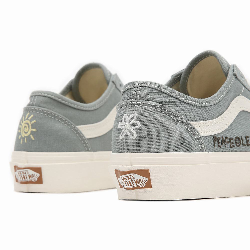 Tenis Vans Eco Theory Old Skool Tapered Mujer Verde | UOP215834