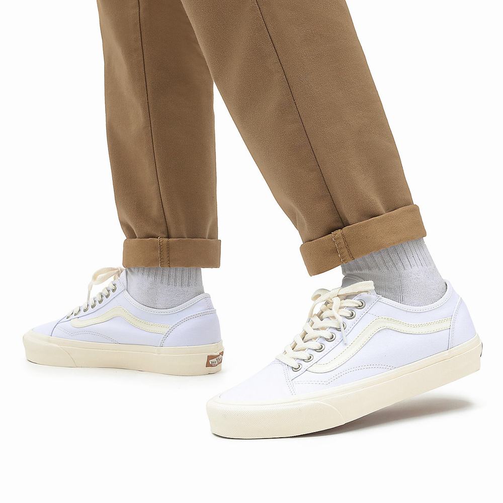 Tenis Vans Eco Theory Old Skool Tapered Mujer Blancas | WIN219806