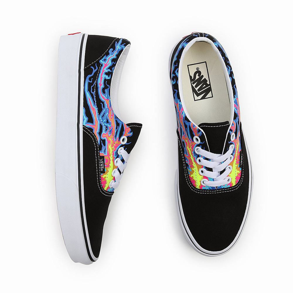 Tenis Vans Electric Flame Era Hombre Negras/Multicolor | TZU370864