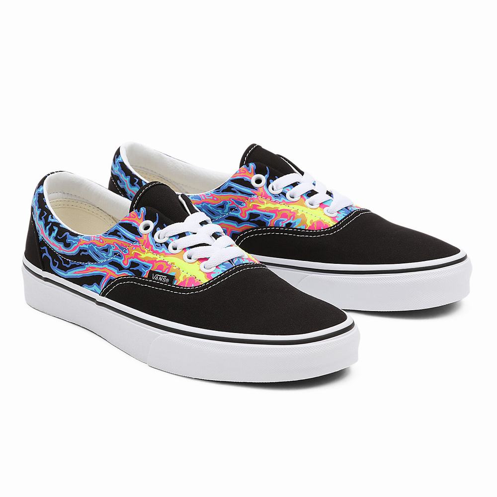 Tenis Vans Electric Flame Era Mujer Negras/Multicolor | CDG297401