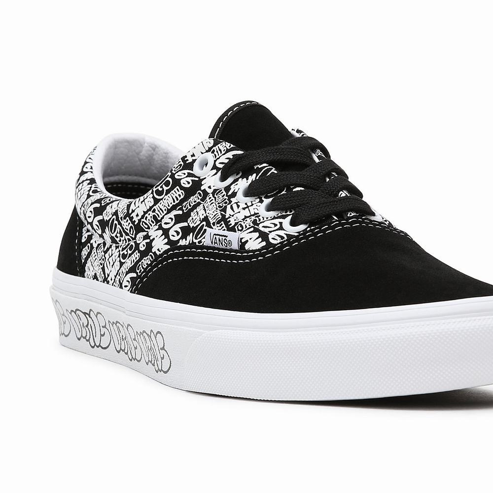 Tenis Vans Era Mujer Negras/Blancas | RAU082146