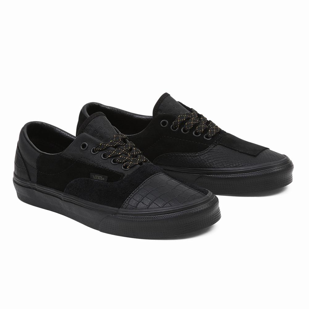 Tenis Vans Era Patchwork Mujer Negras | DVQ297861