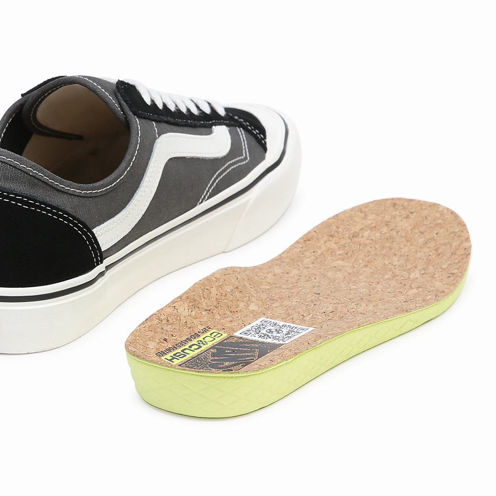 Tenis Vans Estilo 136 Decon VR3 Hombre Negras | AOE538246