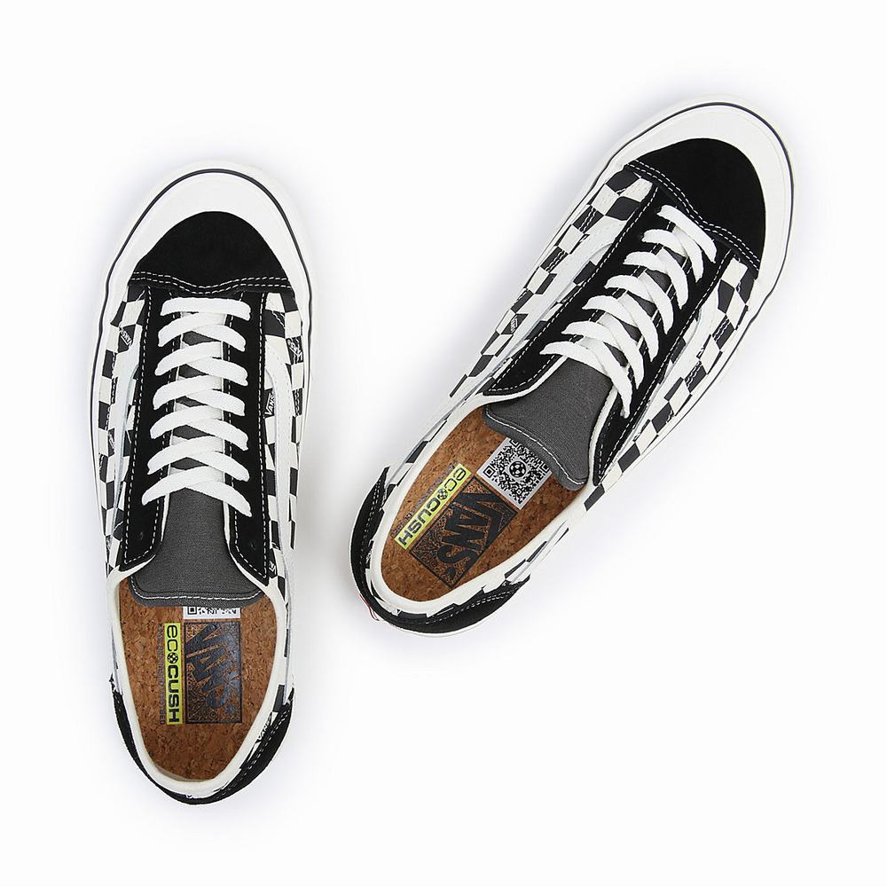 Tenis Vans Estilo 136 Decon VR3 SF Hombre Negras/Blancas | LDS598160