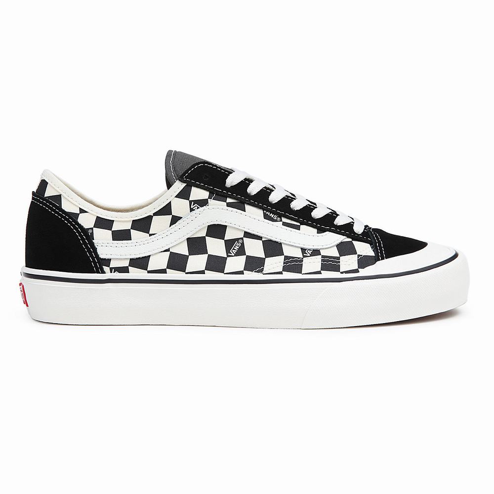 Tenis Vans Estilo 136 Decon VR3 SF Hombre Negras/Blancas | LDS598160