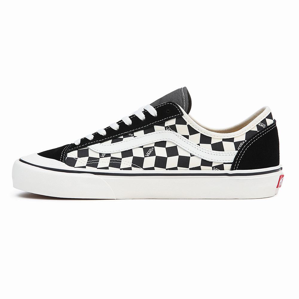 Tenis Vans Estilo 136 Decon VR3 SF Hombre Negras/Blancas | LDS598160